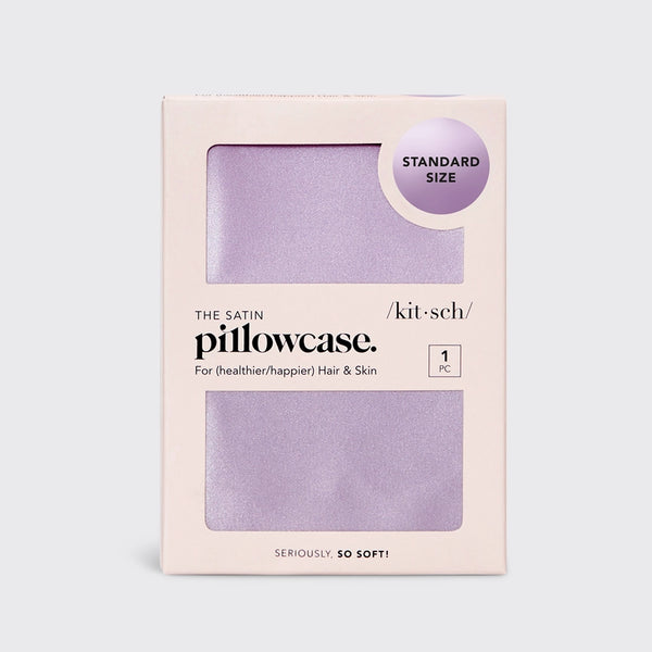 KITSCH Silky Satin Pillowcase-Lavender