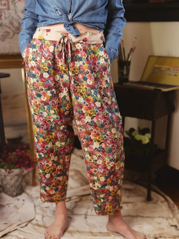 MOTS Linen Crop Artist Pant-Art of life