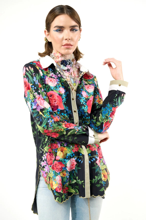 ED24K3 Zinnia Boyfriend Shirt