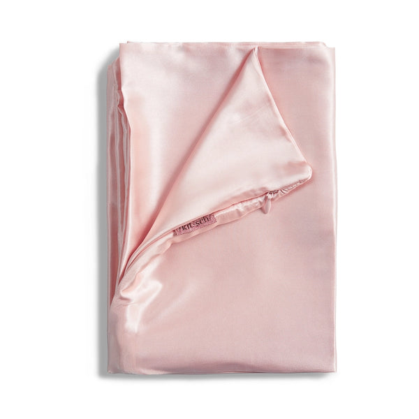 KITSCH Silky Satin Pillowcase-Blush