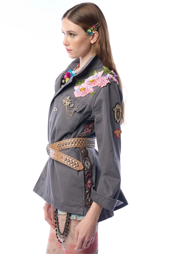 Ed26B Embellished Workup Coat