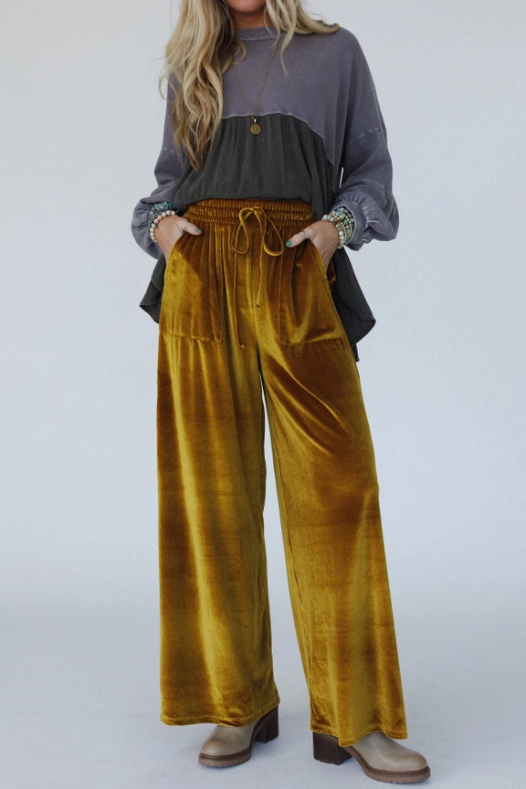 TBN6595 Fall Robin Velvet Pant