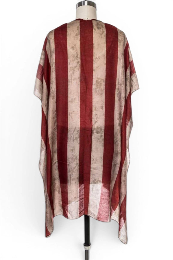 MC30 Vintage USA Flag Kimono