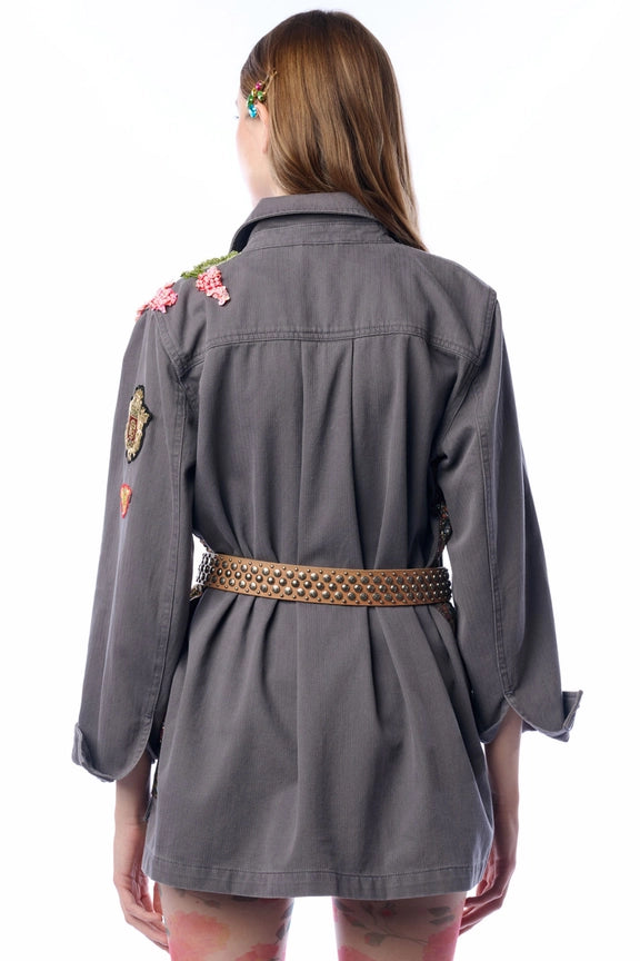 Ed26B Embellished Workup Coat