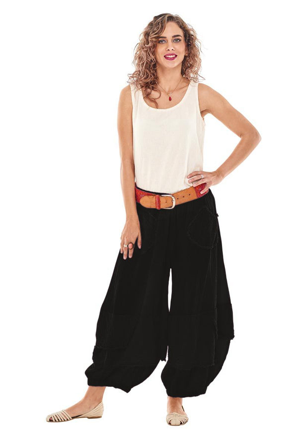 Oh My Gauze The GUCHI Pant-Black