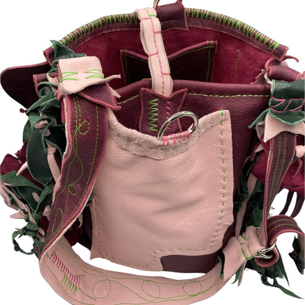 0124 Azalea LG Leather Tote Bag