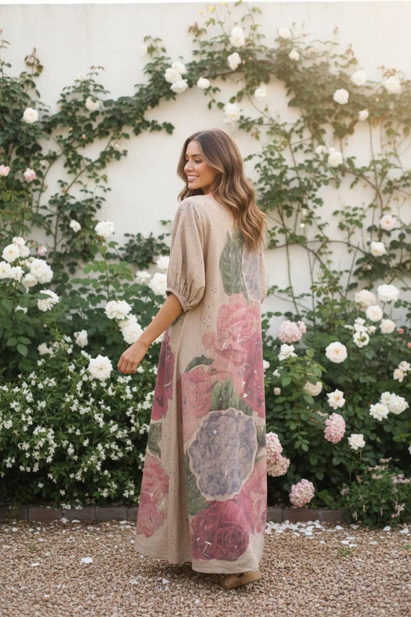 ARB Linen Rose Dress