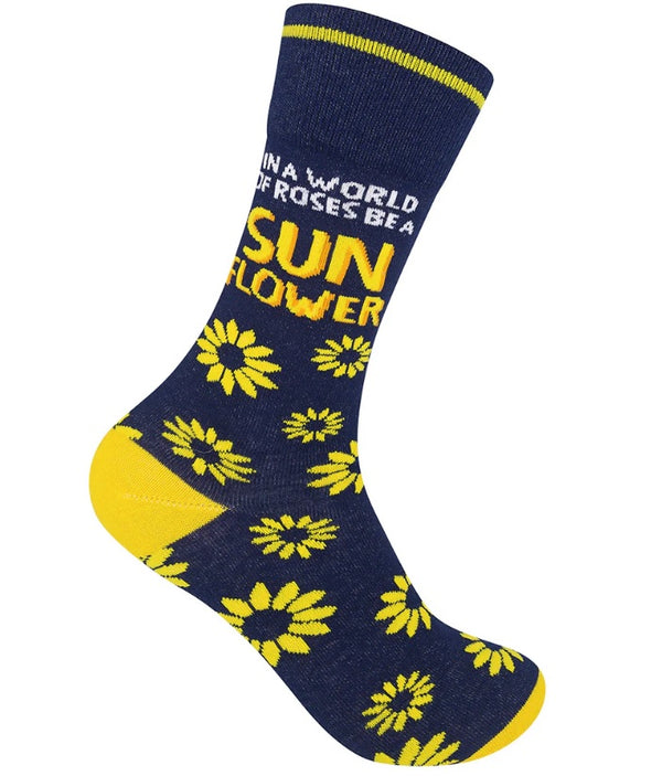 Art To Wear Novelty Socks-be a sunflower 🌻