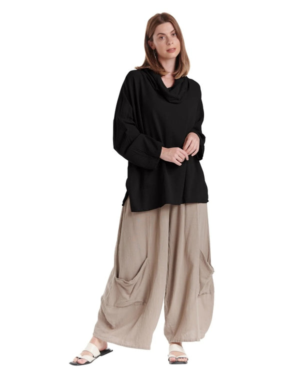 OMG Tortus Top-Black