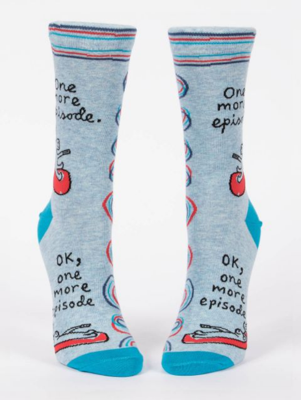 Blue Q's Crazy Talk Socks