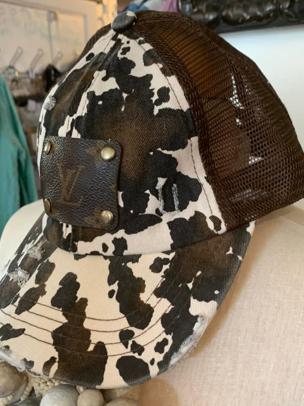 022 LV Inspired Baseball Hats-Brown Cow