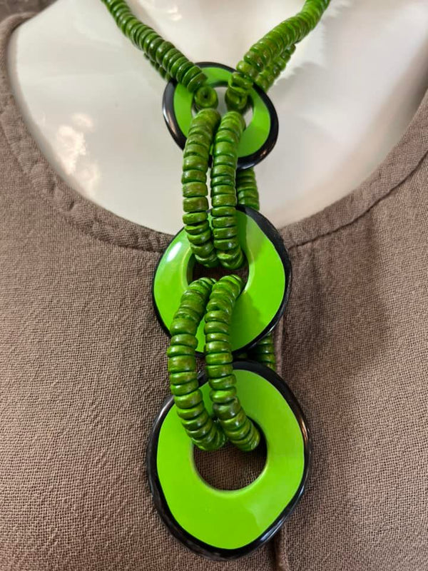 NT300- Green Necklace