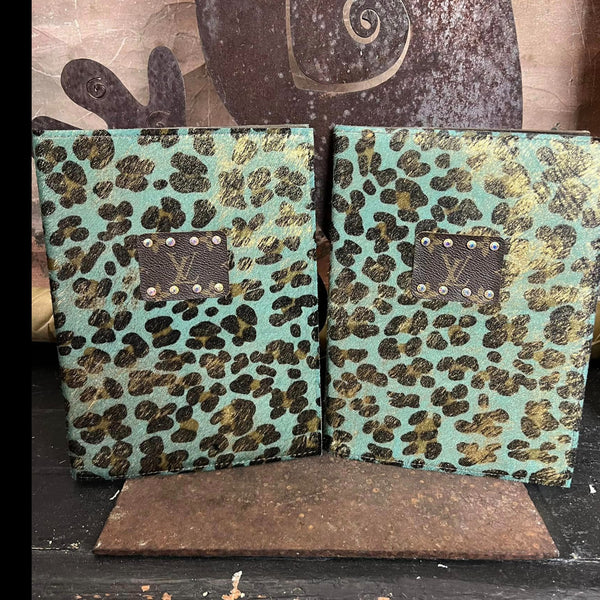 0910 LV Journal/Notebook-Seafoam Cheetah