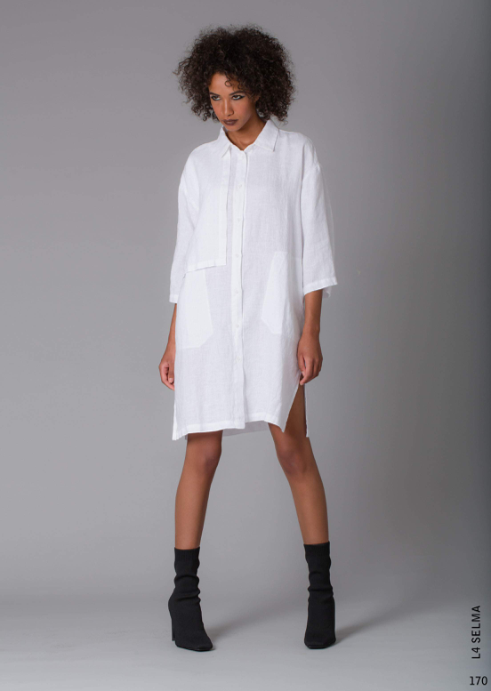 The Selma Shirt-White