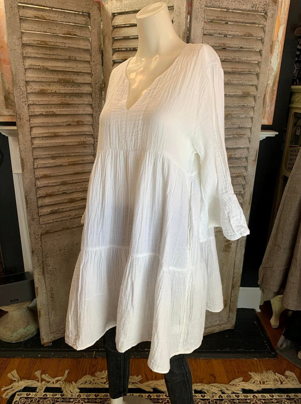924 FIONA Dress-White