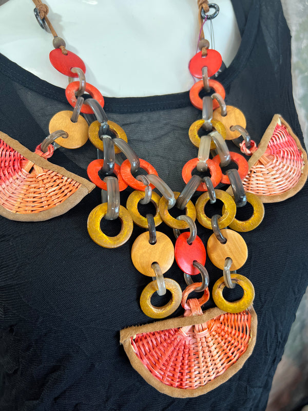 NT379 Necklace- Coral