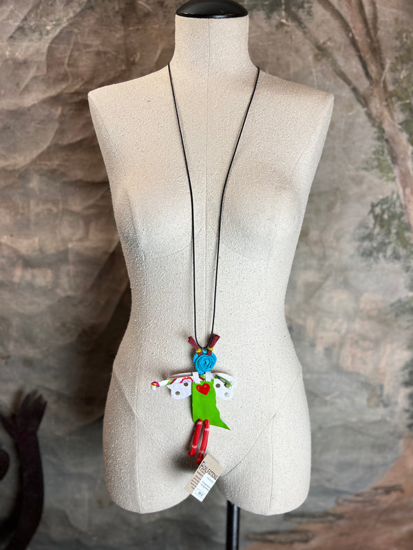 N140 Angel Pinafore Necklace-MARY