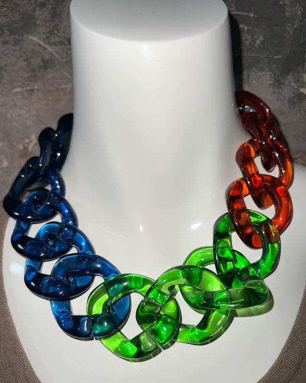 NMB236 Necklace-Tri Green