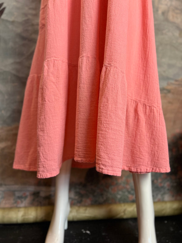 D594 Toucan Dress-Peach