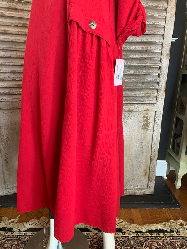 20 Chuchin Dress-Red